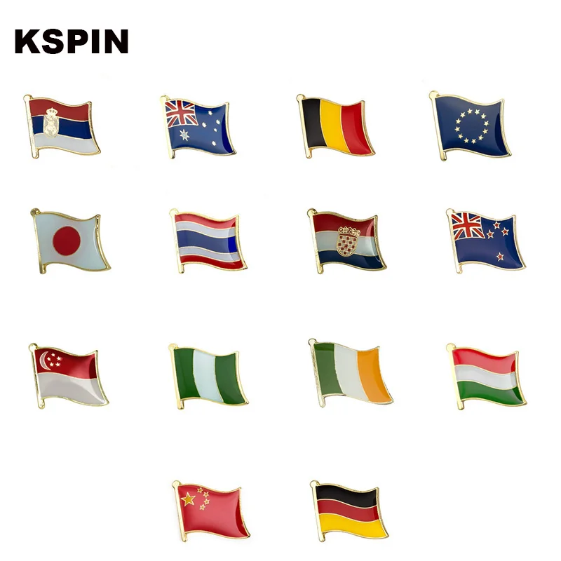 

Flag Lapel Pin Badges for Clothes in Patches Rozety Papierowe Icon Backpack