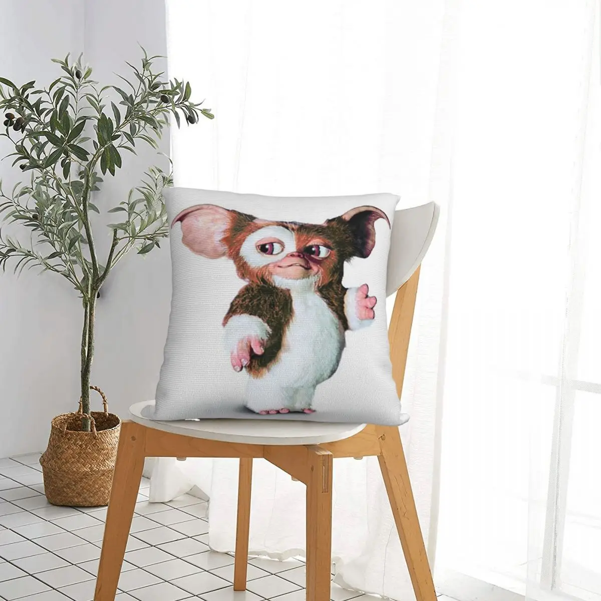 Наволочка Gremlins Gizmo Mogwai декор для фотографий 80-х научная фантастика декоративная