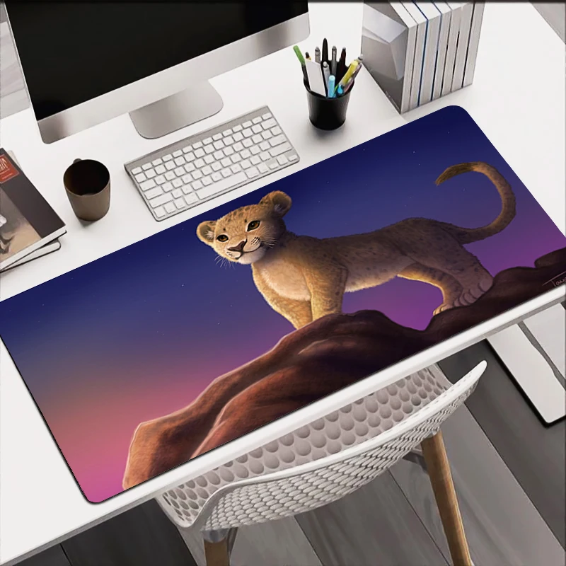 Коврик для мыши Lion King Simba игровые коврики большой коврик клавиатуры
