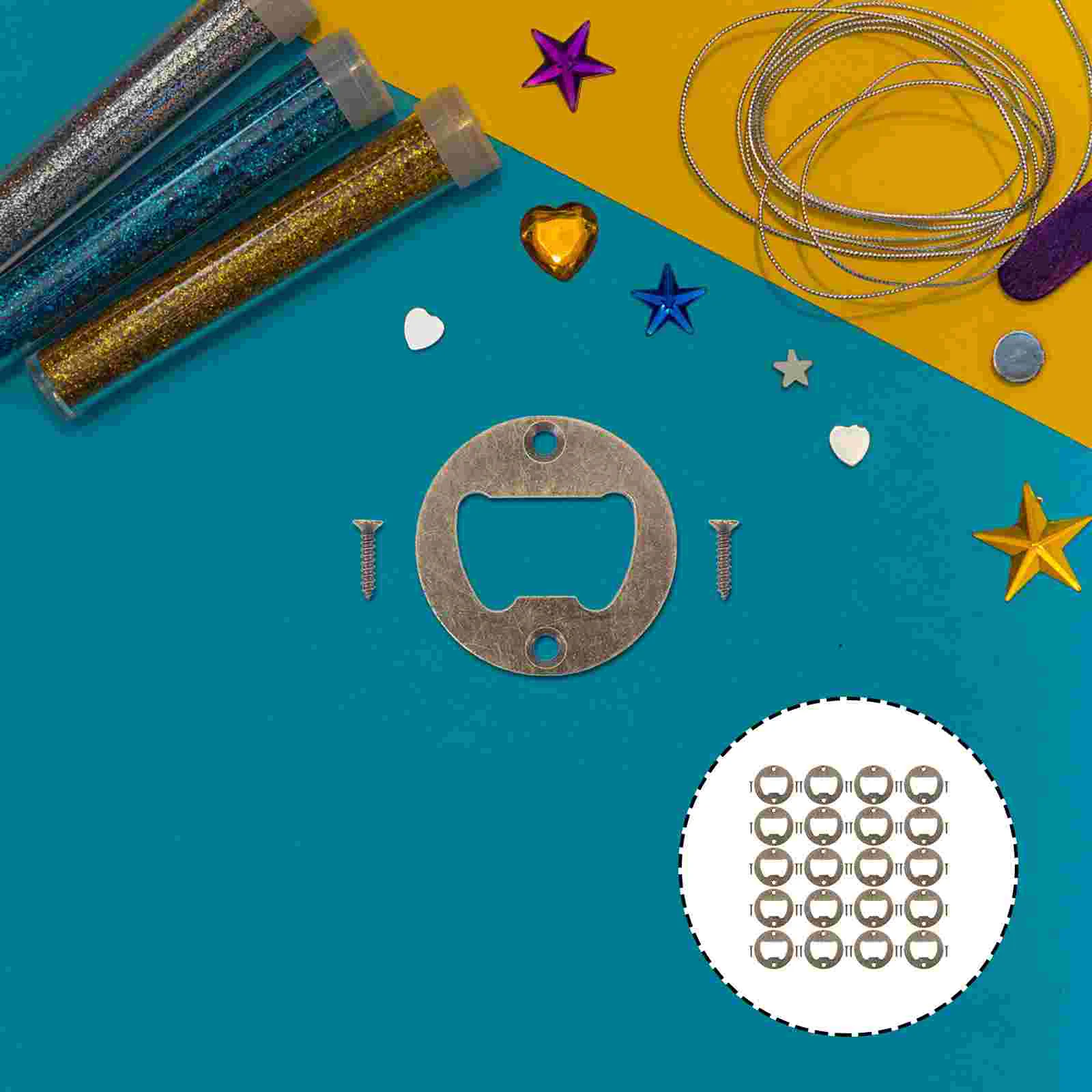 

Opener Bottle Beer Kit Insert Diy Parts Making Tools Accessories Round Metal Supplies Inset Inserts Cap Remover Accessory