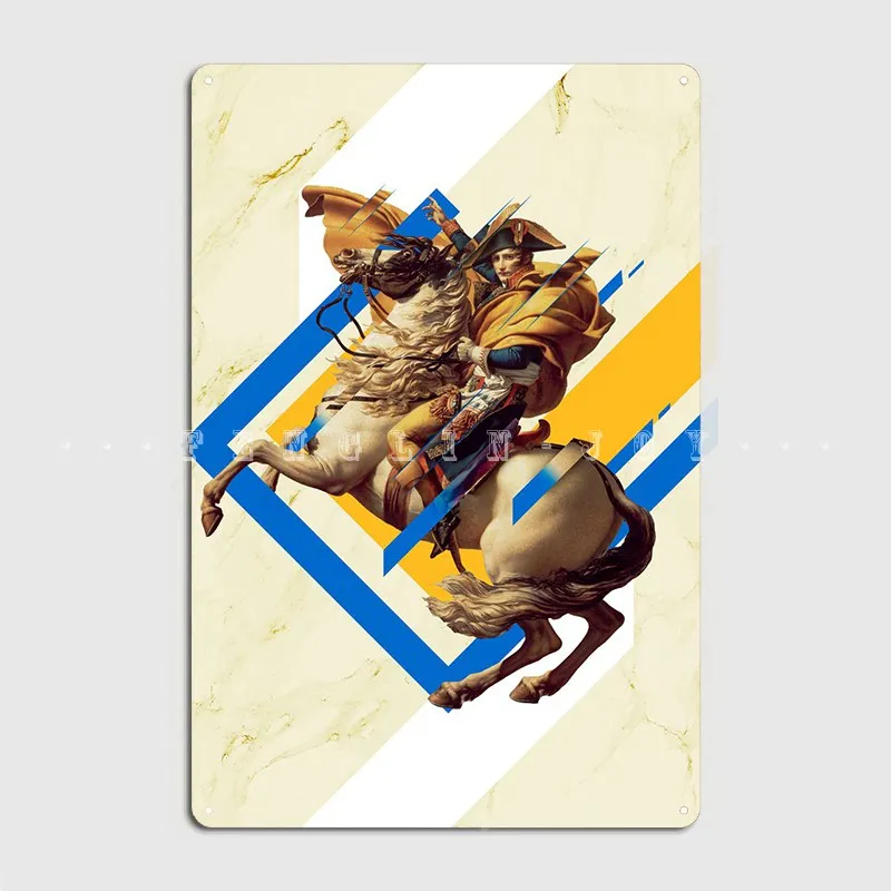 

Постер с изображением Наполеона, металлический знак, настенный постер для паба, паба, гаража, Классический Настенный декор, оловянный посте...