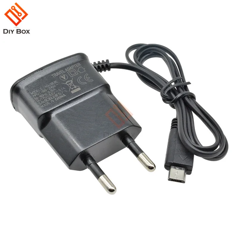 EU Plug 5V Fast Charging Micro USB Charger Adapter For Samsung HTC LG Sony Cell Phones 70cm Cable