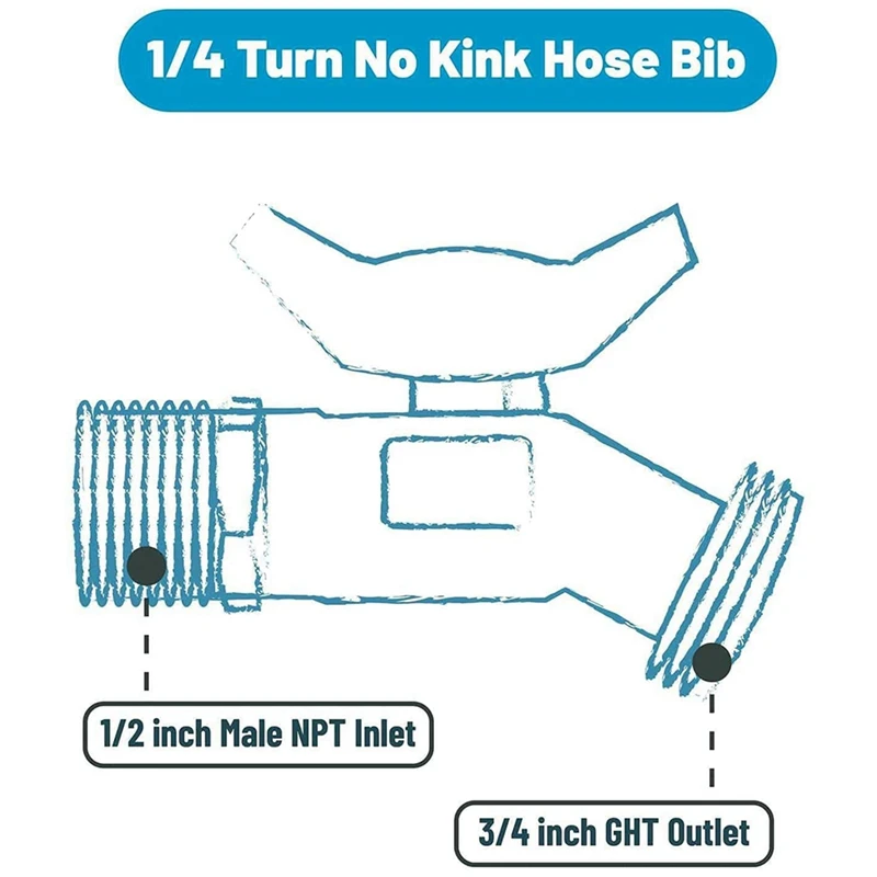 Адаптер для чемодана IBC на 275 330 галлонов 2 дюйма + бессвинцовый кран запорного