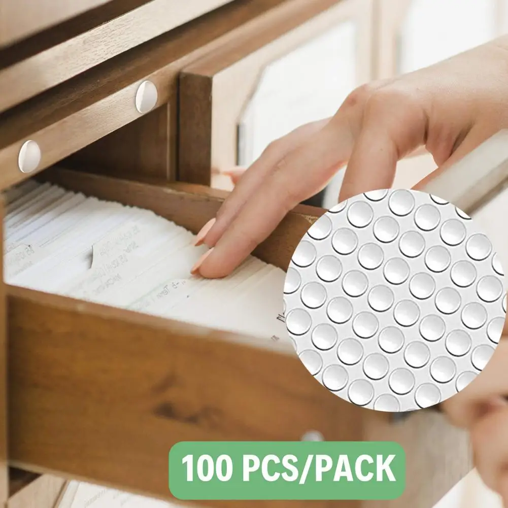 

Практичные Экологичные устойчивые к высоким температурам круглые прозрачные мини-накладки для бампера двери наклейки для бампера против с...