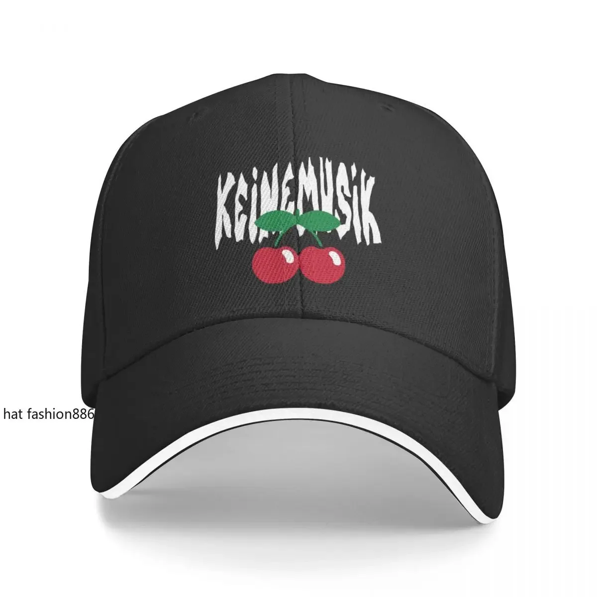 Белые спортивные бейсболки Keinemusik X Pacha Red Cherry для женщин с принтом мужская пляжная