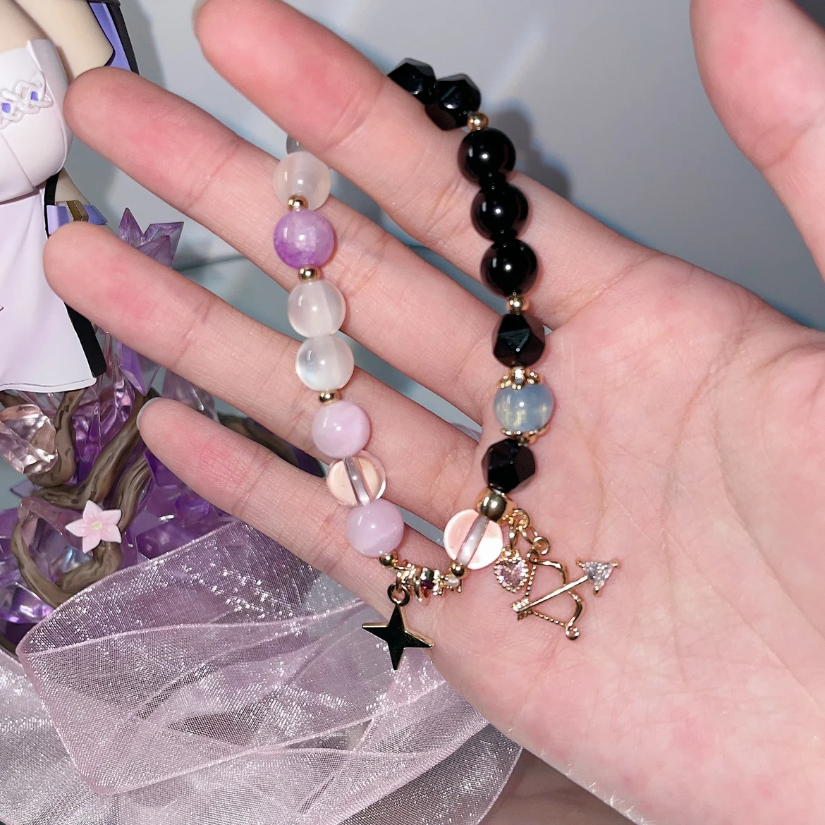 Аниме Honkai Impact 3 Elysia мультяшное кольцо Классический женский студенческий браслет