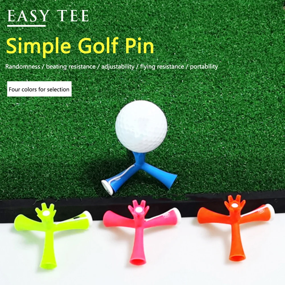 

6 Claws Tripod Golf Tees Training Driving Ranges Telescopic Golf Balls Holder Adjustable Self Standing Golf Tee Training Parts