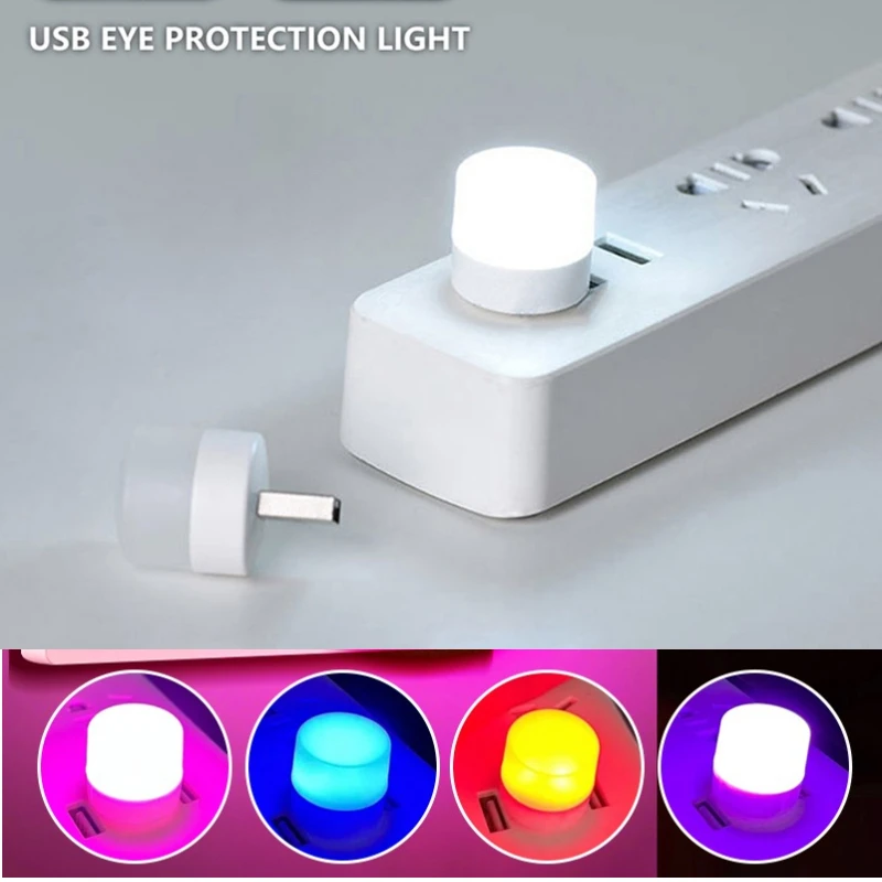 

USB мини-ночники, Светодиодные Портативные лампы для чтения, настольная лампа для мобильного компьютера с зарядкой, лампы для защиты глаз и книг