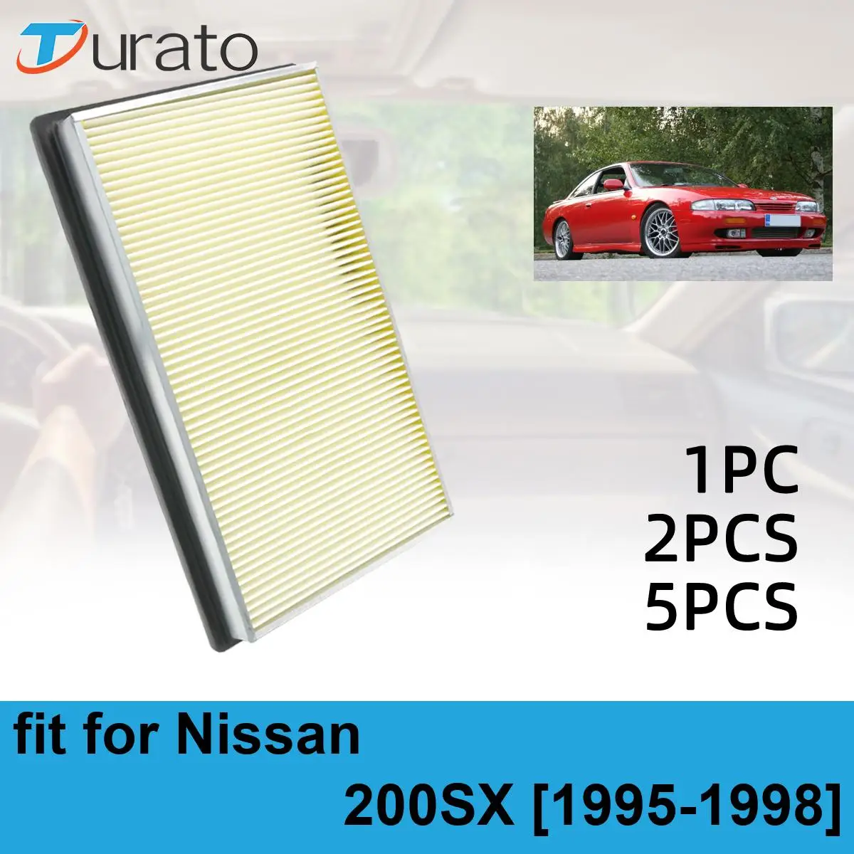 Воздушный фильтр для автомобильного двигателя пыльца контроля газов Сменные