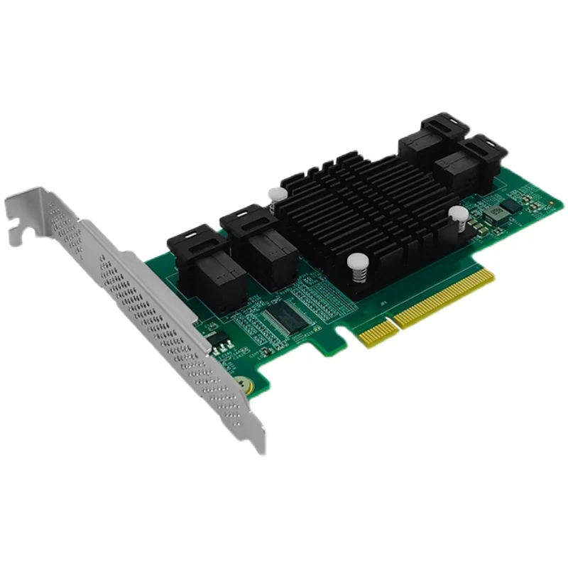 

Карта адаптера U.2nvme Plx8724, чип управления PCIe, расширенная карта от 3,0 X8 до 4 портов, SFF-8643