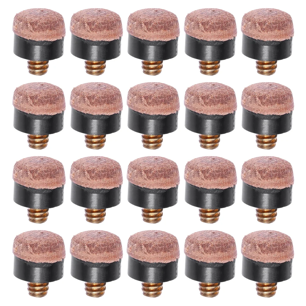 

Cue Tips Billiard Pool Tip Replacement Stickon Accessorieshead Supplies Screw Portable Snooker Necessity Cuesparts Repair Tool
