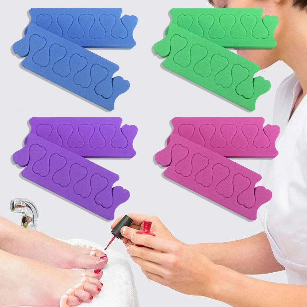 

Toe Separators Nail Finger Pedicure Separator Foam Bulk Manicure Divider Corrector Straightener Nails Bunion Spreader Sponge