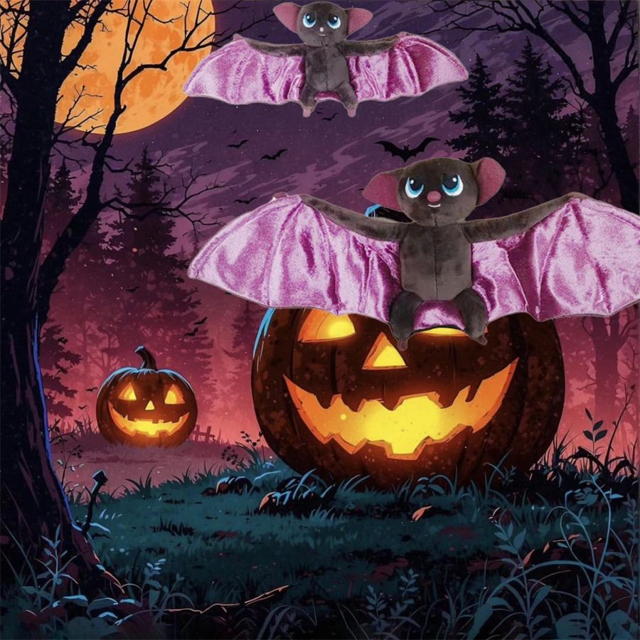 1 шт. плюшевая кукла вампира трансформируемая в летучая мышь