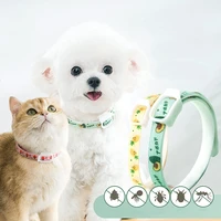 pet antiparasitic collar flea necklace personalized anti flea and tick big dog puppy cat anti flea collar extendable collar