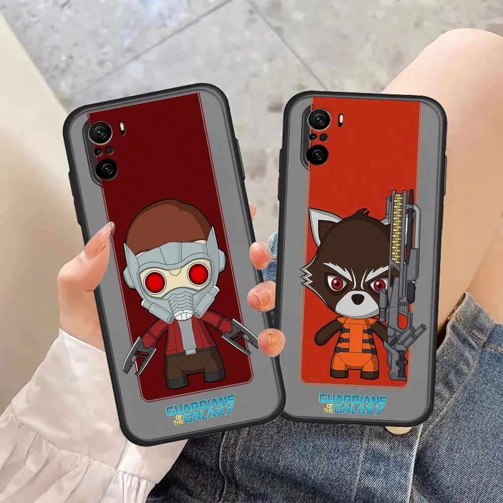 

Marvel Galaxy Guard Star-Lord Groot Cartoon For Redmi K30 Case For Redmi K40 K30 K20 10 10C 10X 9T 9C 9A 9 8A 8 7A 7 6A Pro Plus