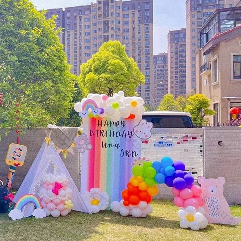 

Матовые лимонные, желтые, синие, зеленые шары, радужная цветная гирлянда, арочный декор для дня рождения, цветочный шар, аксессуары для будущей мамы