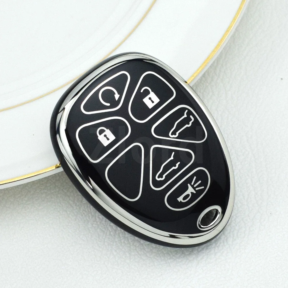 

5 6-кнопочный чехол для дистанционного ключа из ТПУ, протектор для Buick GMC Chevrolet Cadillac Pontiac Saturn Key