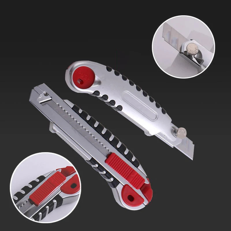 

1PC Cutter Wall Paper Cutting Knife Cutter Razor Blade Retractable Sharp Cutting Tool