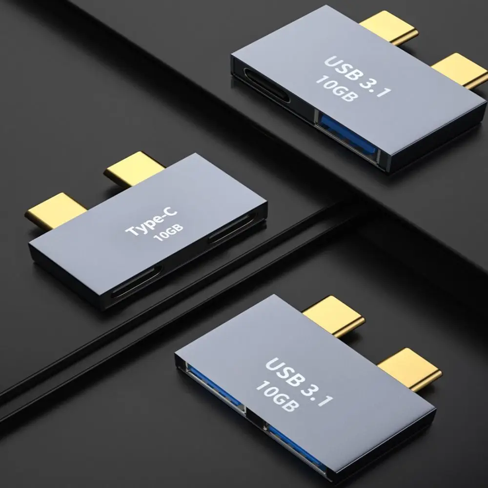 

Адаптер-переходник для ноутбука 2-2 с разъемами USB 3,0 и USB Type-C