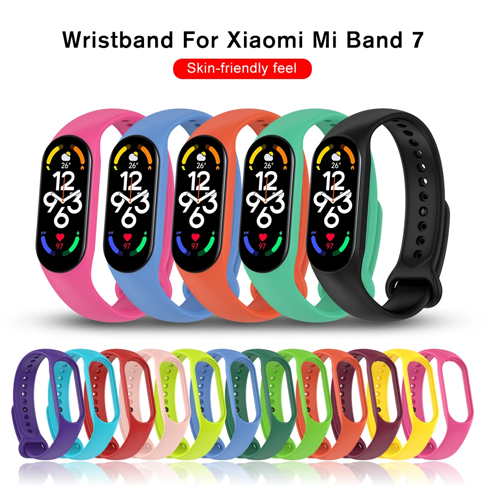 

Сменный ремешок для Xiaomi Mi Band 7, мягкий силиконовый браслет с NFC для Xiaomi MiBand7 Mi Band7