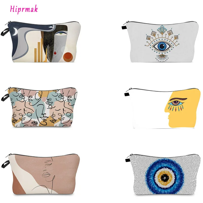 

Art Printed Cosmetics Bags Mom Folding Women Casual Makeup Bag Multifunction Cosmetic Organizer Bag Pencil Bag Zipper Pouch