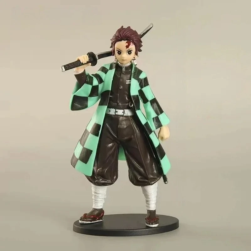 Фото Коллекционная фигурка Demon Slayer Kimetsu no Yaiba, 15 см, ПВХ, Шинобу, Незуко, Кизуна но Соу, модель для подарка №4