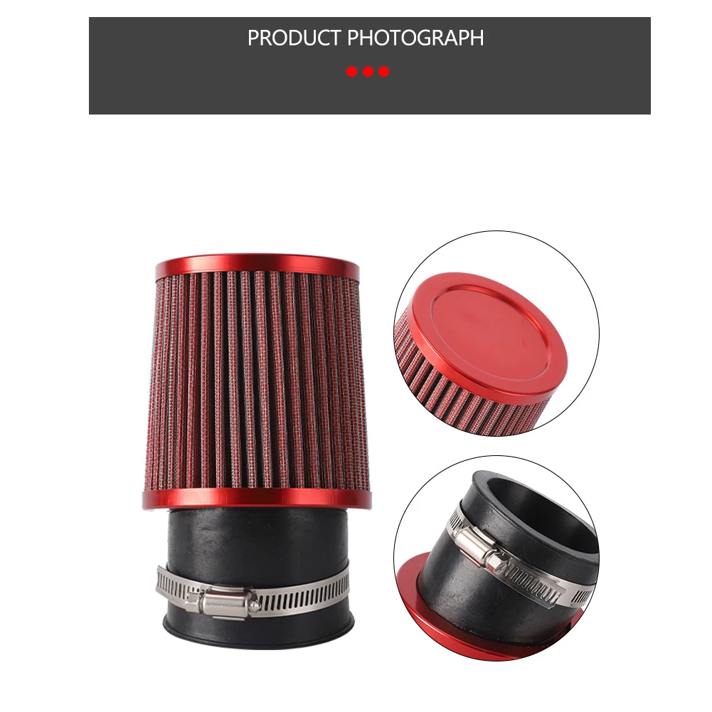 62MM Go Kart Air Filter for 6.5HP Predator 212cc 196cc GX160 GX200 BT200X CT100X CT100U CT200U CC100X RB200 Baja MB165 MB200