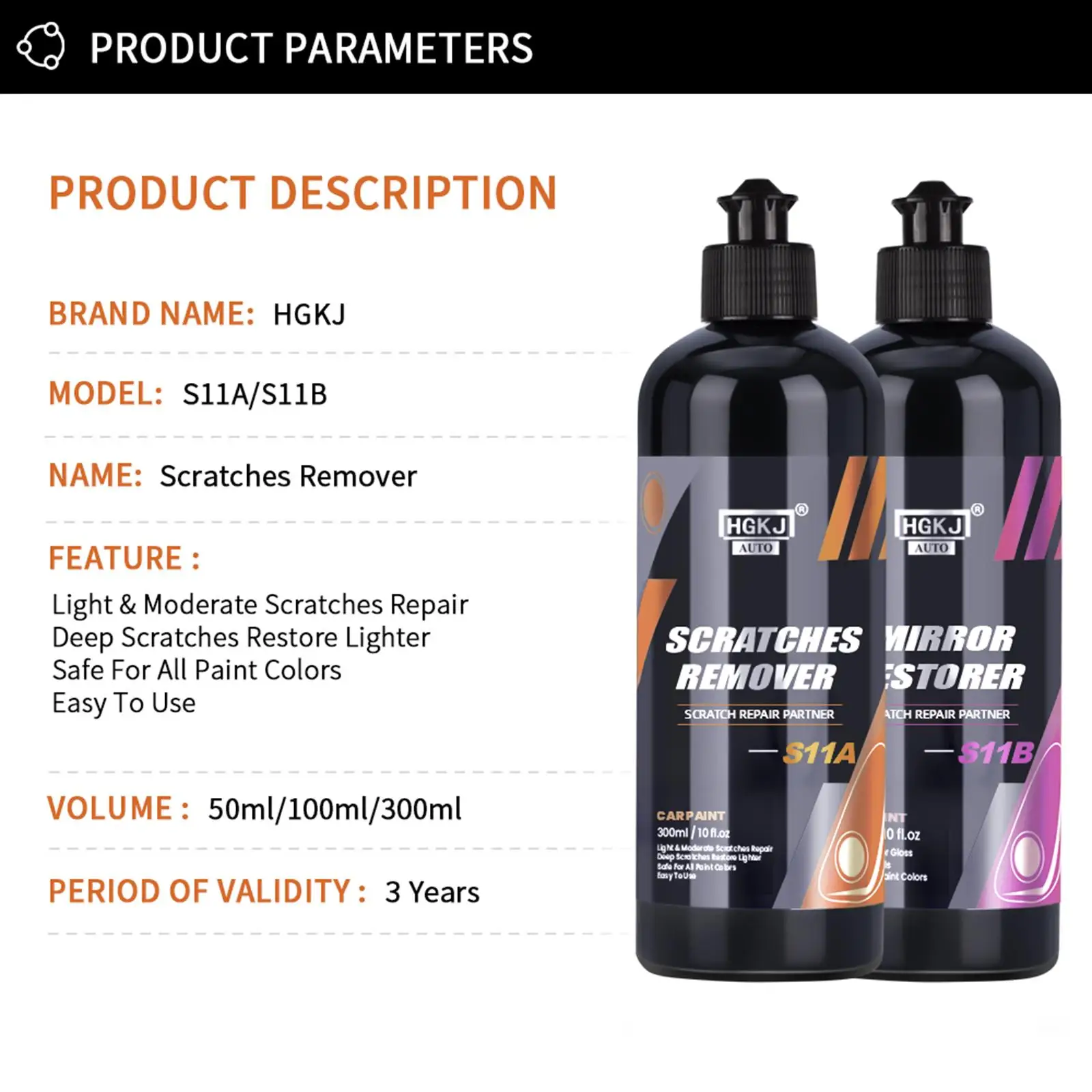

Car Glass Scratch Repair Removal Kit Nano Wax Hydrophobic Coating Scratch Repair Agent Car Paint Care Carcked Repair Liquid S11
