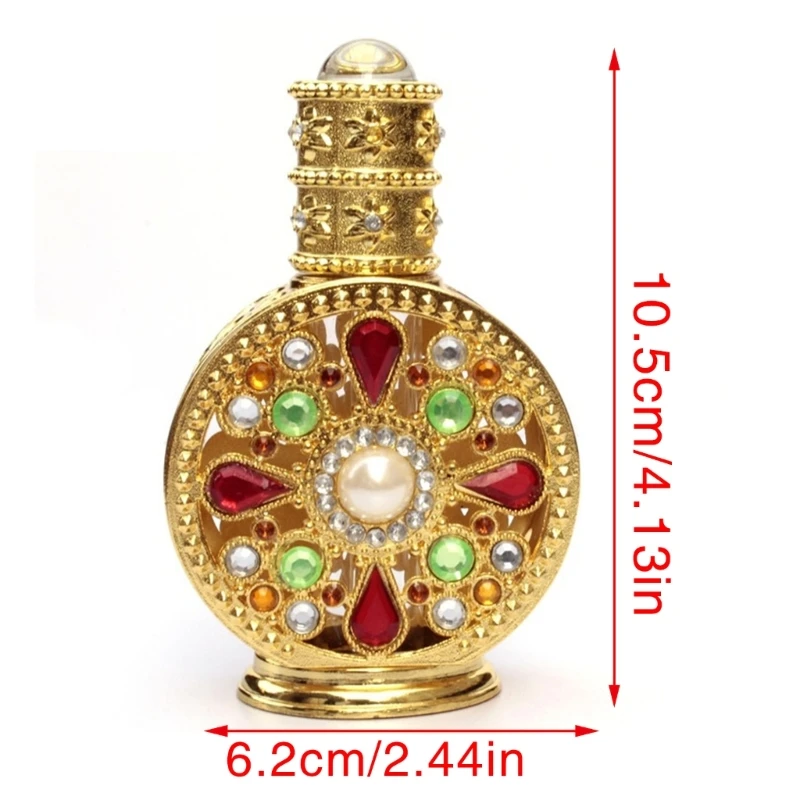 RXJC 12 мл винтажный металлический флакон для духов эфирное масло