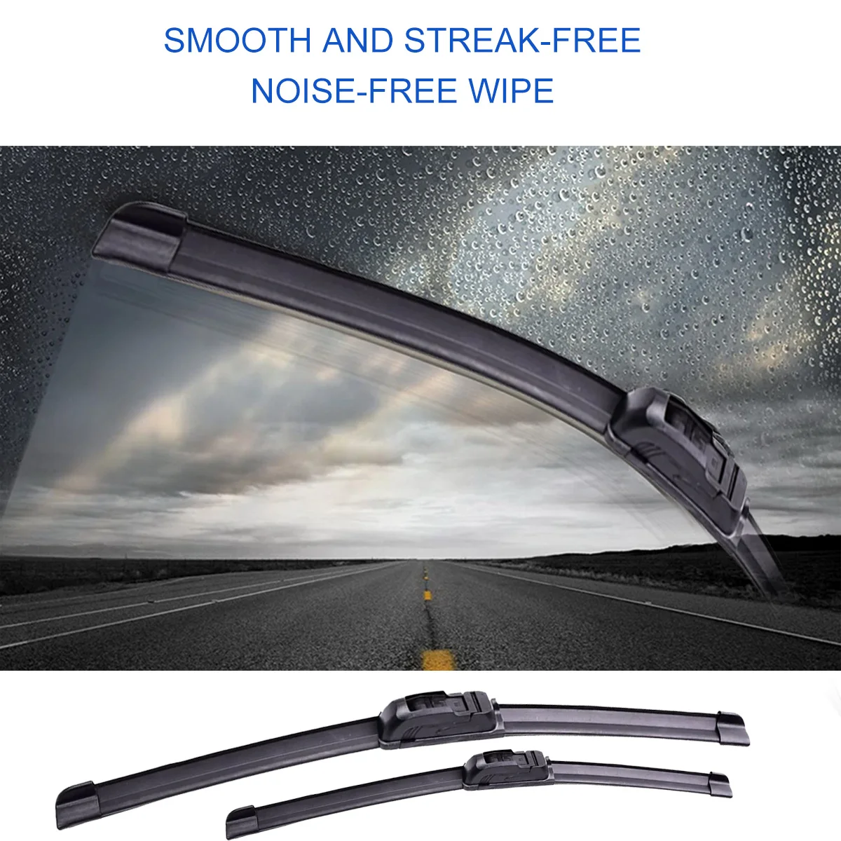 For SUZUKI SX4 S-Cross 2006-2020 Front Rear Wiper Blades Brushes Cutter Accessories J Hook 2014 2015 2016 2017 2018 2019 2020 images - 6