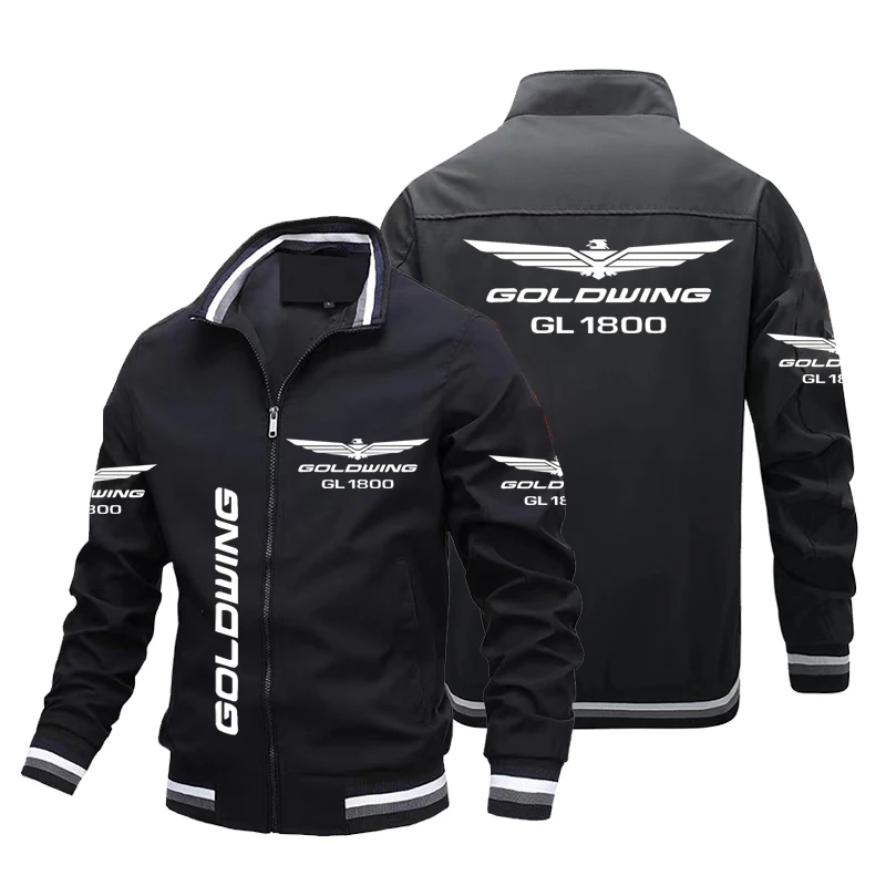 

Honda Motorcycle Gold Wing GL1800 Printed Men Jacket Women Windbreaker High Quality Motor Racing Clothing Honda Biker Jacket