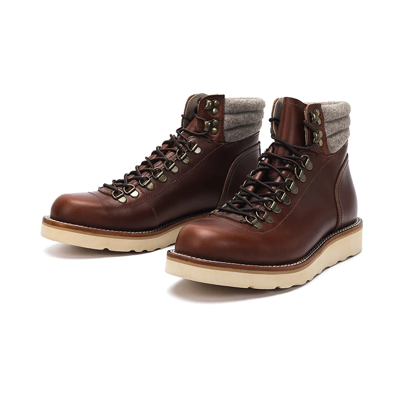 

2022 Роскошные брендовые ЯПОНСКИЕ ВИНТАЖНЫЕ британские мужские белые ботильоны осенне-зимняя обувь из коровьей кожи рабочие мотоциклетные б...