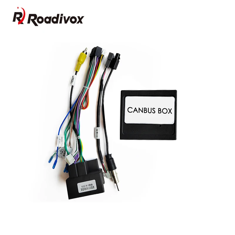 Roadivox 16-pin Car Android Stereo Wiring Harness For Peugeot 3008/2008/208/Citroen C4/C-Quatre/C4L/C3 XR/C5/DS6