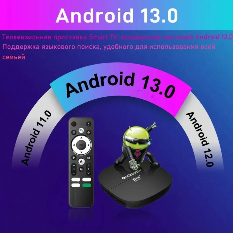 Телевизор Smart TV Box TV98 ATV H313 4G/5G Dual Wi-Fi BT 4K
