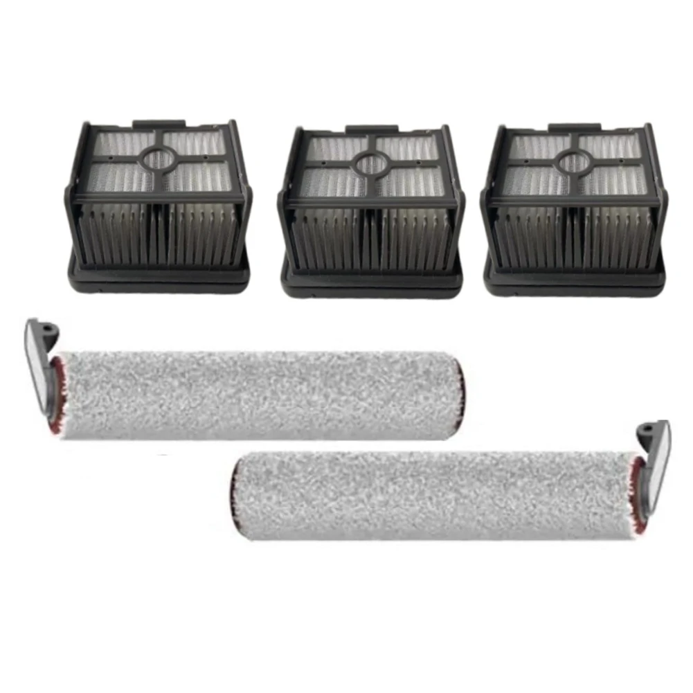 

5Pcs Parts for Dreame H12 Pro Washing Floor Machine Vacuum Cleaner Accessories Washable Hepa Filter Main Roller Brush