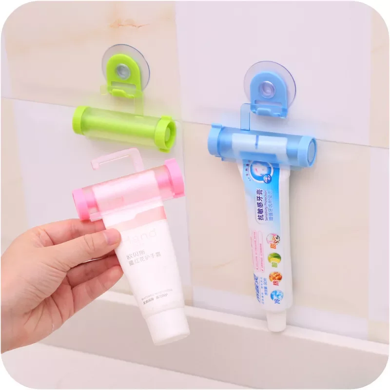 

Suction cup hook roll squeezing toothpaste dispenser squeezer toothpaste dispenser toothpaste holder bathroom accessories