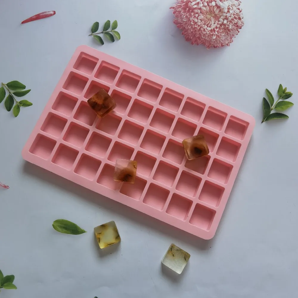 

40 Cavity Square Silicone Mold Mini Candy Chocolate Diy Ice Cube Jelly Truffles Moulds Cake Decorating Baking Tools