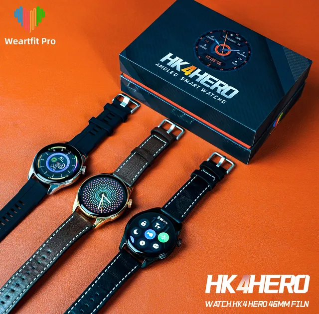 HK4 HERO Smart Watch Men Women LTPO AMOLED Screen NFC Compass Smartwatch Blood Oxygen Pressure Sport Watch for Android IOS 2023 6