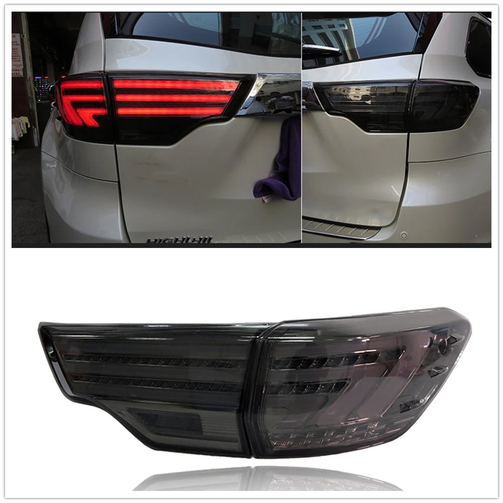 

Rear LED Rear Lights Assembly Tail Lamps For 2014 2015-2018 Toyota Highlander