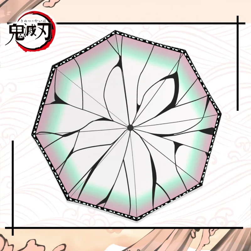 

Зонт для косплея клинок из аниме «рассекающий демонов», складной аксессуар для косплея, с мультяшной фигуркой камадо, танжиро, незуко, милый подарок