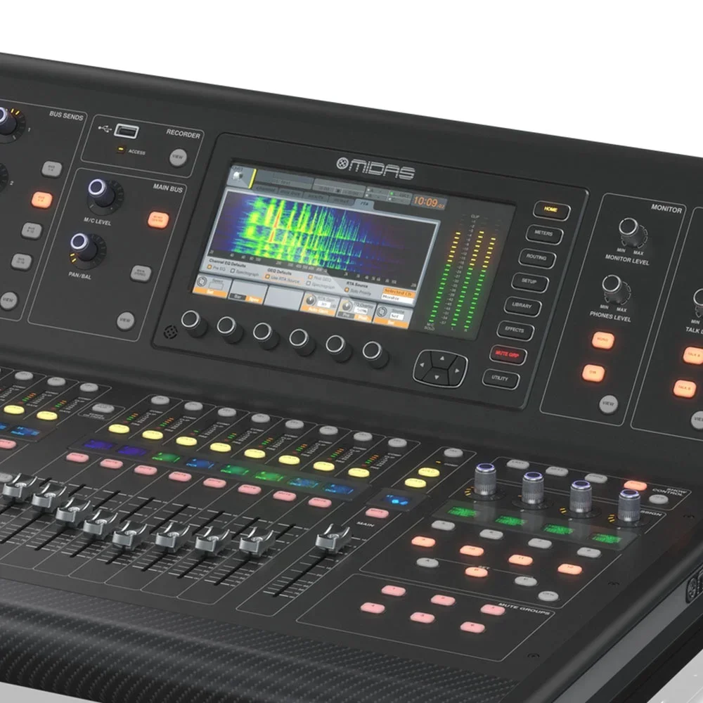 Midas M32 Live Digital Mixer + DL16 Stage Box Bundle Аудио Звуковое оборудование Pa System Studio Console