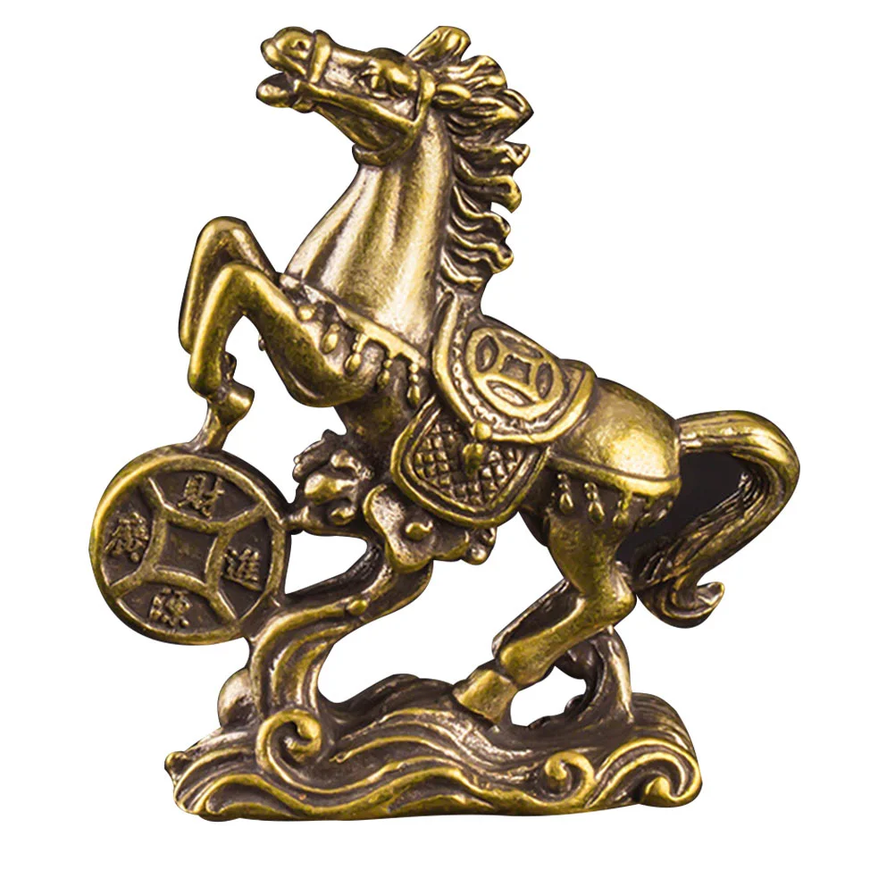 

Horse Shaped Ornament Wealth Horse Figurine Exquisite Horse Adornment for Office