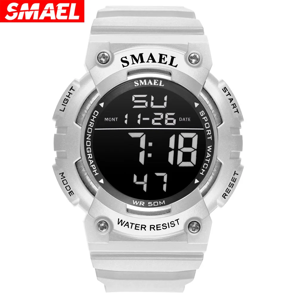 

SMAEL 1539 Men Leisure Sports Watches Wristwatches Waterproof Military Movement Gift Electronic Back Light TOP Luxury Masculino