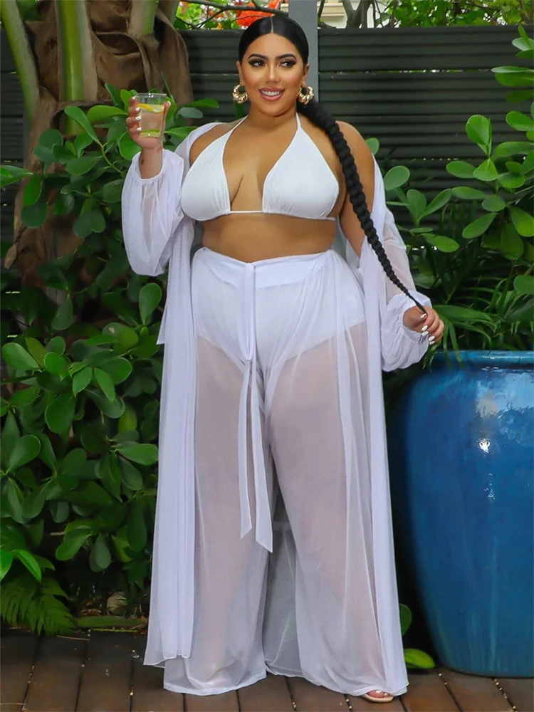 Женский комплект из двух предметов топ и брюки с широкими штанинами