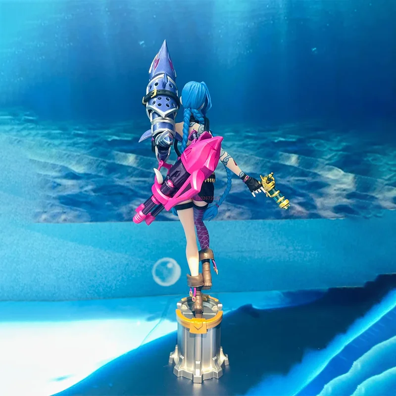 League Of Legends Jinx 3d ручка аниме фигурка официальная аутентичная игровая периферия