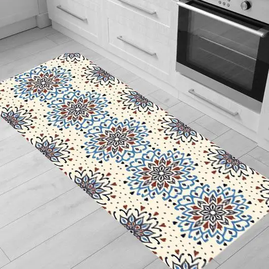 

Room Carpet Cartoon Cat Print Kitchen Rug Flannel Soft Nordic Rug Kitchen Mats Washable Entrance Door Mats Decor for Home