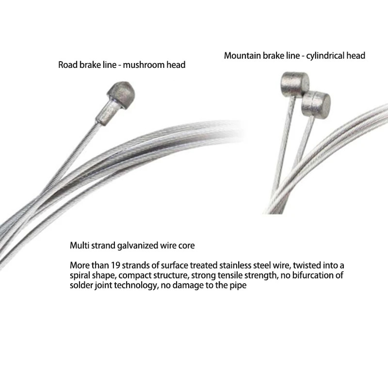 2 шт. шланг для горного велосипеда из нержавеющей стали