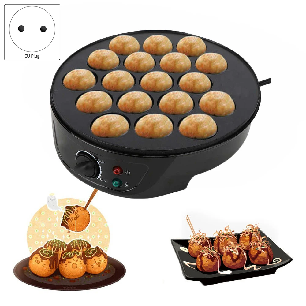 Бытовая Машина Takoyaki Мини электрическая форма для выпечки в виде осьминога машина