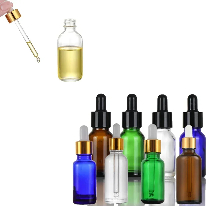 10 шт. 5 мл-100 мл портативная бутылка-капельница для масла стекло коричневый