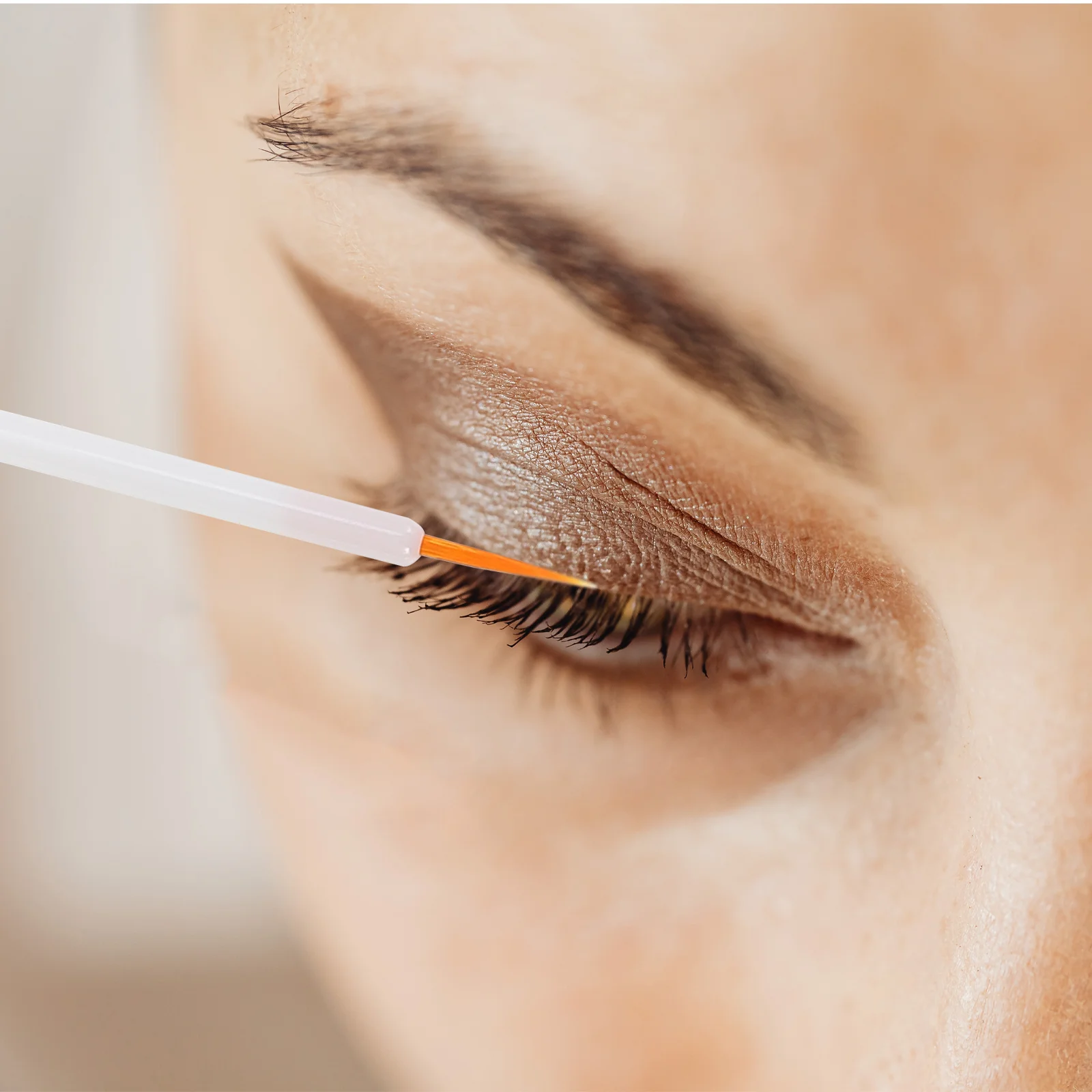 

Brush Eyeliner Makeup Applicator Eye Liner Disposable Brushes Mini Girls Nylon Tools Wands Off Eyelash